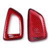 GZYF Auto Remote Car Key Case Shell Cover for BMW X1 F48 X5 F15 X6 F165, Red Carbon Fiber view 4