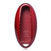 GZYF Carbon Fiber Remote Key Cover Case Fits for Nissan GTR Infiniti QX EX70, Red view 2