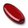 GZYF Carbon Fiber Remote Key Cover Case Fits for Nissan GTR Infiniti QX EX70, Red view 4