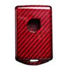 GZYF Carbon Fiber Auto Car Remote Key Case Cover Protective Shell for Volvo 2016-2018 CX90 & 2018 CX60 CX40 & 2017-2018 S90 & 2017-2019 V90, Red view 1
