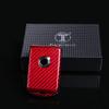 GZYF Carbon Fiber Auto Car Remote Key Case Cover Protective Shell for Volvo 2016-2018 CX90 & 2018 CX60 CX40 & 2017-2018 S90 & 2017-2019 V90, Red view 2