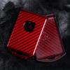 GZYF Carbon Fiber Auto Car Remote Key Case Cover Protective Shell for Volvo 2016-2018 CX90 & 2018 CX60 CX40 & 2017-2018 S90 & 2017-2019 V90, Red view 3