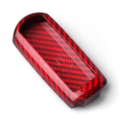 GZYF Carbon Fiber Remote Key Cover Case for Mazda 3 6 CX 5 9 MX Miata keys, Red