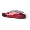GZYF Carbon Fiber Remote Key Cover Case Fits for Porsche, Red view 2