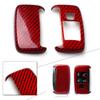 GZYF Carbon Fiber Remote Key Cover Case Fits for Jaguar Keys, Red view 1