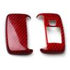 GZYF Carbon Fiber Remote Key Cover Case Fits for Jaguar Keys, Red view 2