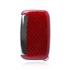 GZYF Carbon Fiber Remote Key Cover Case Fits for Jaguar Keys, Red view 3