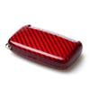 GZYF Carbon Fiber Remote Key Cover Case Fits for Jaguar Keys, Red view 4