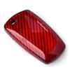 GZYF Auto Remote Car Key Case Shell Cover Fits for BMW 1 3 5 6 7 Series X3 X5, Red Carbon Fiber view 3