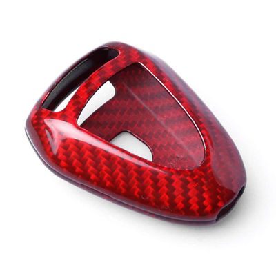 GZYF Red Carbon Fiber Auto Car Remote Key Cover Case Shell Fits for 2003-2010 Porsche 911/1999-2008 Porsche Boxter/Cayman