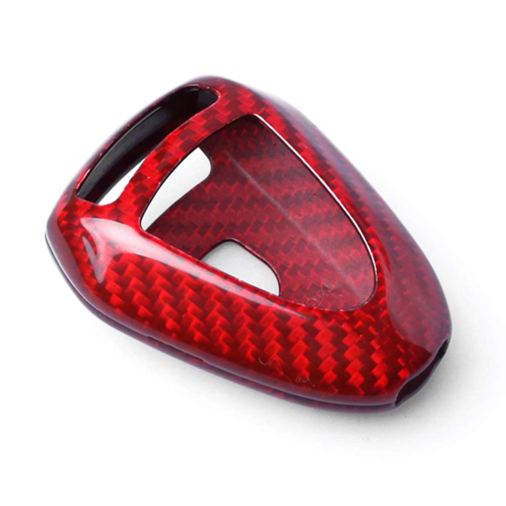 GZYF Red Carbon Fiber Auto Car Remote Key Cover Case Shell Fits for 2003-2010 Porsche 911/1999-2008 Porsche Boxter/Cayman