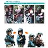RekoTandem Child Motorcycle Safety Harness with Handles Reflective Material Black view 2