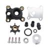 UANOFCN 0394711 394711 Water Pump Impeller Kit with Housing for Johnson Evinrude 9.9-15 hp Outboard 18-3327 1974-up view 1