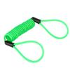 Motorcycle Alarm Spring Reminder Cable, Antitheft Lock Reminder Cable, Green Disc Lock Security Reminder Cable Scooter Bike Motorbike Anti Thief Safe view 2