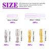 Swpeet 240Pcs Bullet Connectors Kit, 3.9mm Brass Bullet Male & Female Wire Terminals Connector with Insulation Cover for Motorcycle Scooter Car Truck with Insulation Sleeve view 2