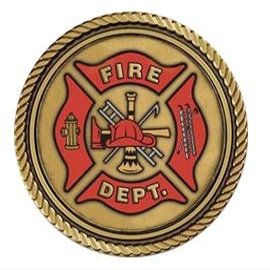 MONTI MONUMENTS 2" Firefighter Memorial Medallion
