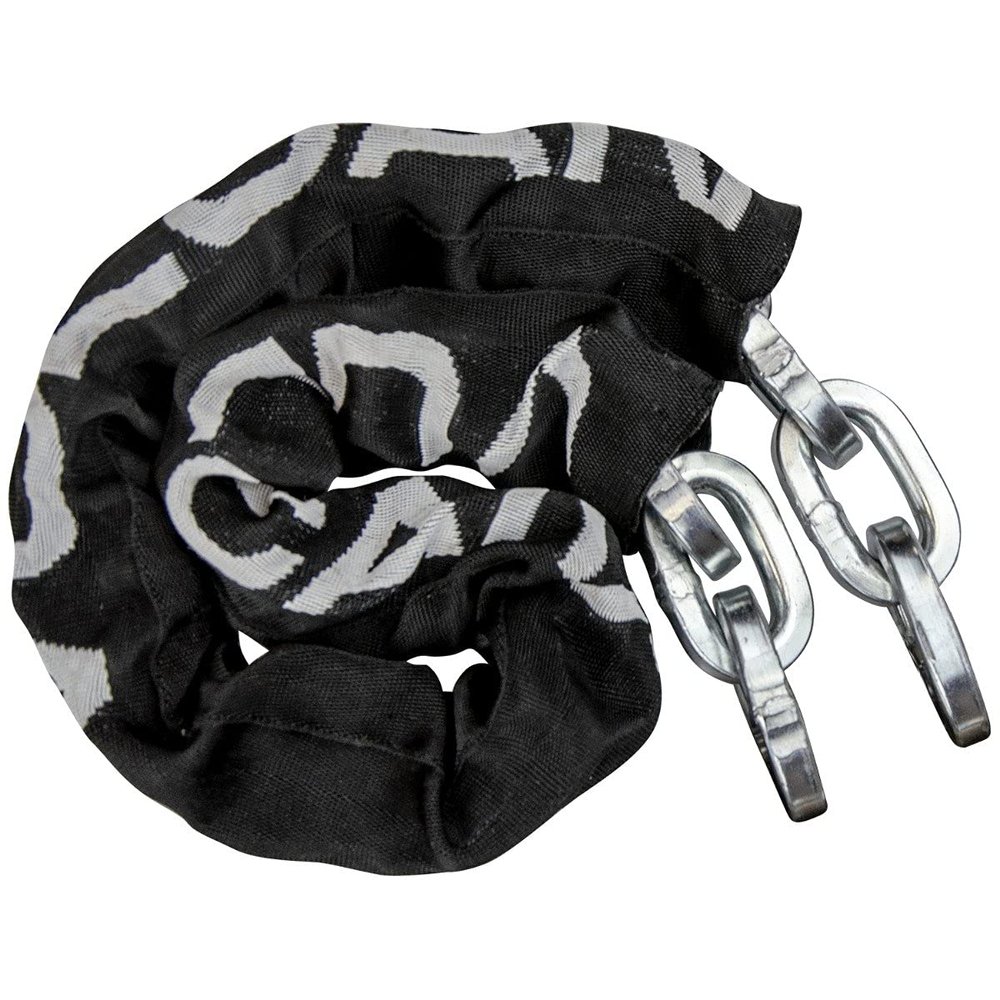 VULCAN Security Chain - Premium Case-Hardened - 5/16 Inch x 3 Foot (+/- 1.5 Inches) - Chain Cannot Be Cut with Bolt Cutters or Hand Tools Silver