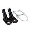 Biange Bike Trailer Hitch Connector, Cycling Adapter Accessories (2 Pack, Black) view 1