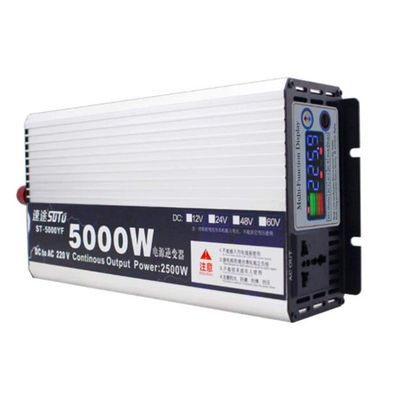 Power Inverter Car Converter Vehicles Cars Power Inverter Transformer Adapter, Portable Automobile Power Supply US Plug (5000W,12V-220V)