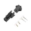 uxcell 20 Pairs 2.5mm 2 Pin Black Plastic Male Female -SM Housing Crimp Terminal Connector view 1