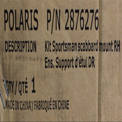 Polaris Sportsman ATV Gun Scabbard Mount Lock & Ride Right Hand 2876276 Fit: Lock and Ride Mount was Specific to Many 2005-2010 Sportsman Models NOT The X2 or Touring Models