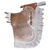 HILASON Bull Riding Chinks Adult Pro Rodeo Bronc Leather | Handmade Chaps Western for Adults Hand Tooled view 1
