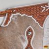 HILASON Bull Riding Chinks Adult Pro Rodeo Bronc Leather | Handmade Chaps Western for Adults Hand Tooled view 2