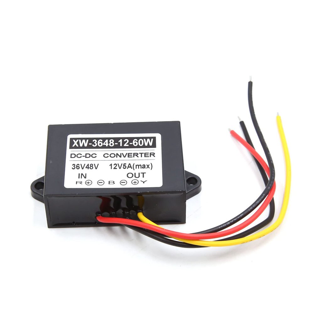 uxcell DC 36V 48V Step Down to 12V DC 5A 60W Power Supply Module Electronic Transformer