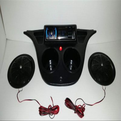 thunderbuckets Drive G29 Golf Cart Dash Mount Radio Console with Speakers