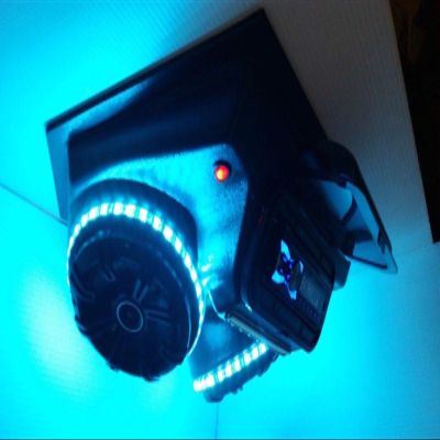 thunderbuckets UTV Golf Cart Tractor Overhead Console Stereo System Bluetooth 6.5 Multi Colored Lights