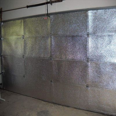 US Energy Products NASATECH Garage Door Insulation Kit for Two CAR Garage Door 18'Wx7'H or 18'Wx8'H