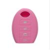 KAWIHEN Silicone Key Fob Cover Protector Compatible with Nissan 350Z 370Z Altima Armada GT-R Leaf Pathfinder Rogue Sentra Maxima Murano Versa CWTWB1U840 285E3-3SG0D(Pink) view 1