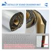 uxcell Car 32.3sqft Heat Insulation Sound Deadener Road Noise Dampener Mat 118" x 40" view 2