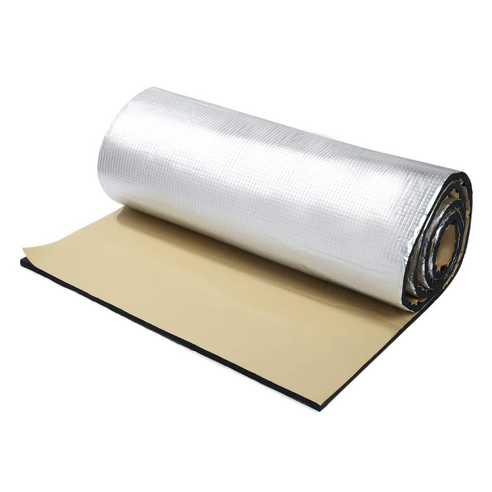 uxcell Car 16.36sqft Heat Insulation Sound Deadener Road Noise Dampener Mat 60" x 40"