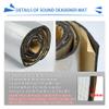 uxcell Car 6.46sqft Heat Insulation Sound Deadener Road Noise Dampener Mat 40" x 24" view 2