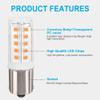 HRYSPN 4PCS BA15S LED bulb p21w 12V 24V, 1141 LED Bulb Bayonet Single Contact Base for RV Camper Trailer Boat Trunk Interior Lights, Warm White 3000K view 4
