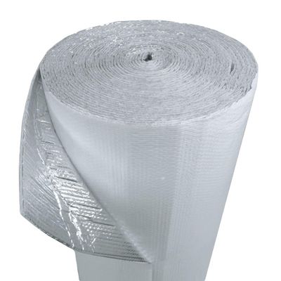 Us Energy Products 48" x 250' White Double Bubble Reflective Foil Insulation Thermal Barrier R8