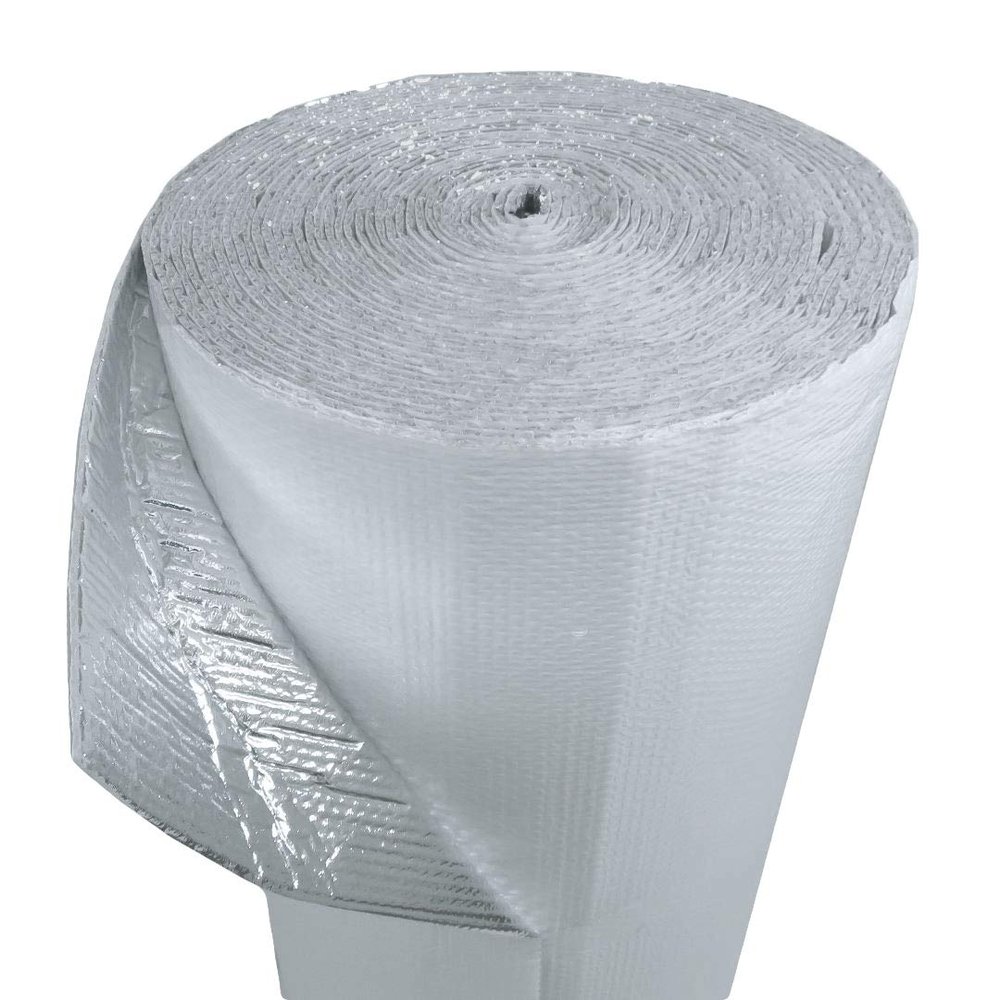 Us Energy Products 48" x 250' White Double Bubble Reflective Foil Insulation Thermal Barrier R8