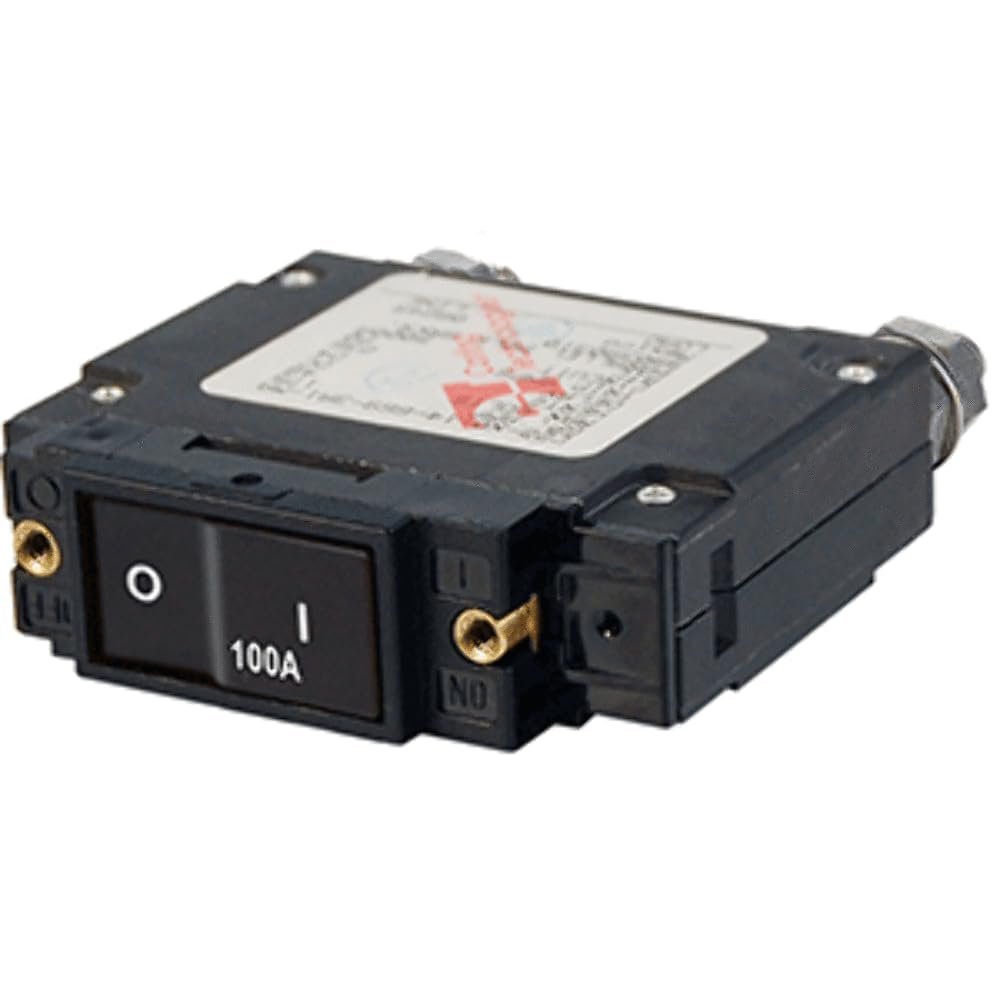 Blue Sea Systems 7549 C-Series Flat Rocker Single Pole 100A Circuit Breaker
