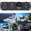 Cllena Dual USB Socket Charger 4.2A + 12V Power Outlet + LED Voltmeter + ON-Off Toggle Switch 4 in 1 Functions Panel for Car Marine Boat Rv ATV UTV Truck Camper (Green) view 3