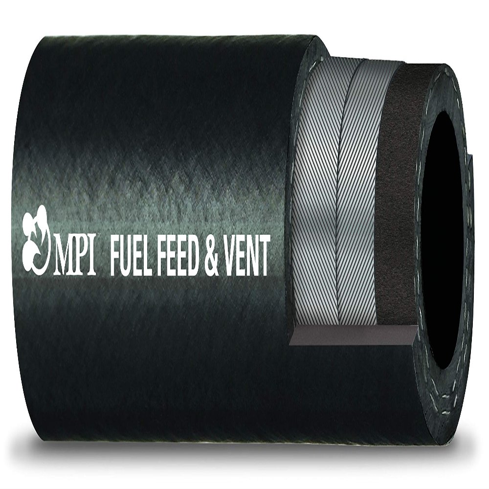 Marine Products International Series 350 Fuel Tank Feed & Vent Hose - A Fuel Hose 3/8X50 - Type A1 3/8" ID x 763" OD x 50' L (350-0386)