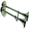 FIAMM Airtone Stainless Steel Electric Horns - Horn Twin Trumpet - Twin Dimensions: 18" x 7-1/2" x 4-3/4" (75550-23) view 1