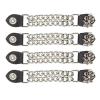 Dream Apparel Women Rose Vest Extender Chrome Double Diamond Cut Chrome Chain (4) view 1