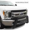 APS Unique Rivet Bull Bar Compatible with 2017-2018 Super Duty | Front Bar | Bull Bar | Front Brush Bumper | Grille Guard | Black view 2