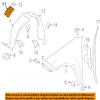 Mercedes Benz Genuine Ft Fender Liner Cover 253-693-17-00 view 1