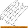 Mercedes Benz Genuine Ft Fender Liner Cover 253-693-17-00 view 2