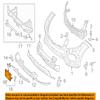 Mercedes Benz Genuine License Bracket 166-885-20-81 view 1