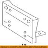 Mercedes Benz Genuine License Bracket 166-885-20-81 view 2