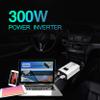 300W Power Inverter DC 12V to 110V AC Car Inverter with 4.8A Dual USB Car Adapter with LED Display view 2