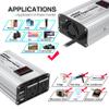 300W Power Inverter DC 12V to 110V AC Car Inverter with 4.8A Dual USB Car Adapter with LED Display view 4
